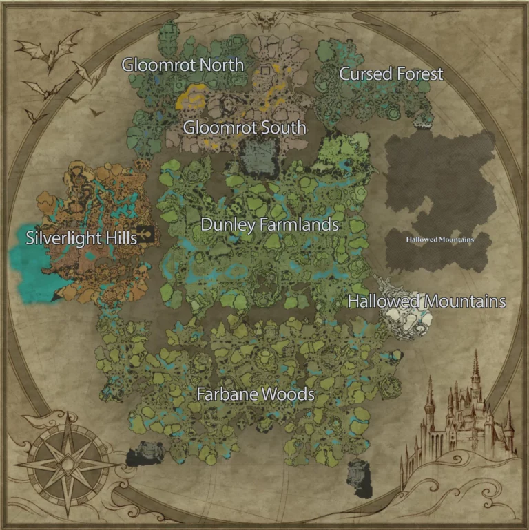 V rising map